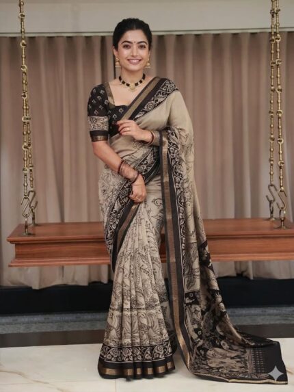 Presenting New super premium georgette beautiful print designer saree collection