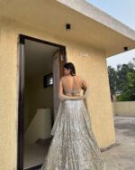 Presenting new launching Designer Embroidery work Lahenga choli collection - Image 8