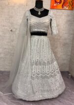 Presenting new launching Designer Embroidery work Lahenga choli collection - Image 18
