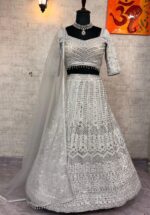 Presenting new launching Designer Embroidery work Lahenga choli collection - Image 19