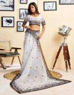 Presenting new Elegant premium linen cotton saree collection - Image 5