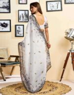Presenting new Elegant premium linen cotton saree collection - Image 4