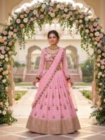 Presenting New premium faux Georgette lahenga collection - Image 4