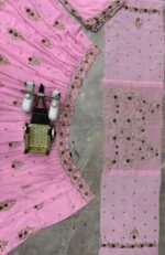 Presenting New premium faux Georgette lahenga collection - Image 12