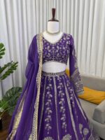Presenting new Designer premium Quality Designer wear lahenga choli collection - Image 5