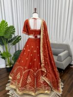 Presenting new Designer Embroidery work Lahenga choli collection - Image 10