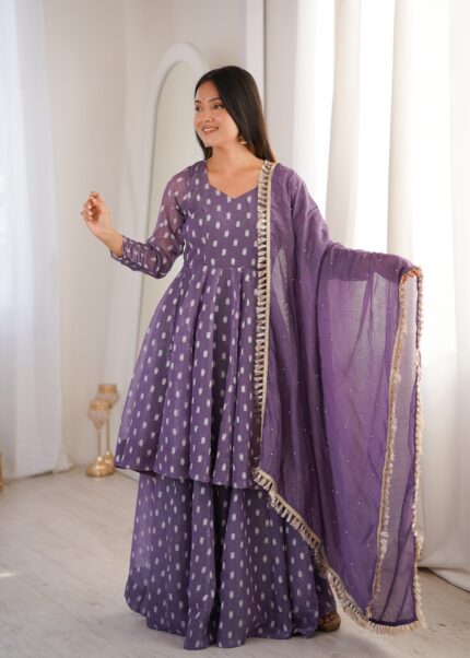 Presenting new Designer Top Bottom with duppata set