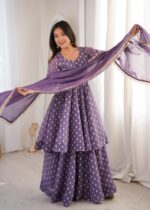 Presenting new Designer Top Bottom with duppata set - Image 12