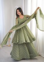 Presenting new Designer Top Bottom with duppata set - Image 35