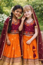 Presenting new Tulsi kids Half saree - Image 9
