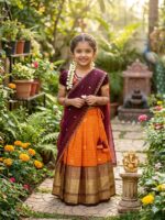 Presenting new Tulsi kids Half saree - Image 10