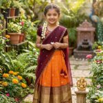 Presenting new Tulsi kids Half saree