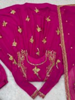 Presenting new Designer Embroidery work Gown pent with duppata set - Image 20