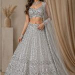 Presenting new launching Designer Embroidery work Lahenga choli collection