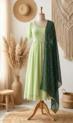 Gown with Dupatta - Image 6