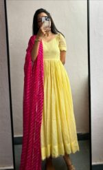 Gown with Dupatta - Image 4