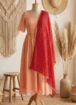 Gown with Dupatta - Image 2