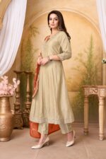 Presenting new Designer Embroidery work Anarkali set - Image 3