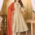 Presenting new Designer Embroidery work Anarkali set