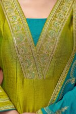 Presenting new Designer Embroidery work Anarkali set - Image 8