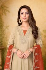 Presenting new Designer Embroidery work Anarkali set - Image 4