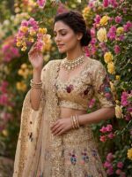 Presenting new Launching Designer Embroidery work Lahenga choli collection - Image 8