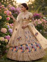 Presenting new Launching Designer Embroidery work Lahenga choli collection - Image 7