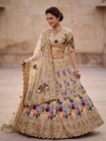 Presenting new Launching Designer Embroidery work Lahenga choli collection - Image 2
