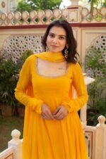 Presenting new Designer Anarkali Duppata collection - Image 4