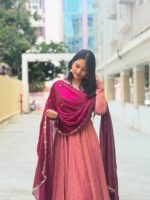 Presenting new Designer Anarkali Gown with duppata set - Image 2