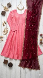 Presenting new Designer Anarkali Gown with duppata set - Image 7