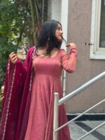 Presenting new Designer Anarkali Gown with duppata set - Image 3