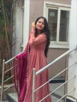 Presenting new Designer Anarkali Gown with duppata set - Image 4