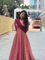 Presenting new Designer Anarkali Gown with duppata set - Image 5