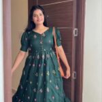 Presenting new Designer Bottle Green Maxi Dress for women