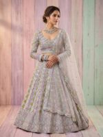 Presenting new Designer Embroidery work Lahenga choli collection - Image 6