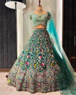 Presenting new Designer Embroidery work Lahenga choli collection
