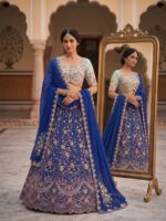 Presenting new Designer Embroidery work Lahenga choli collection - Image 19