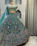 Presenting new Designer Embroidery work Lahenga choli collection - Image 3