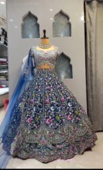 Presenting new Designer Embroidery work Lahenga choli collection - Image 17