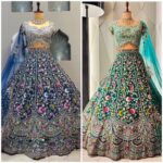 Presenting new Designer Embroidery work Lahenga choli collection - Image 33