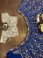 Presenting new Designer Embroidery work Lahenga choli collection - Image 29