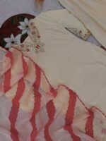 Presenting new Designer Embroidery work Top plazzo with duppata set - Image 14