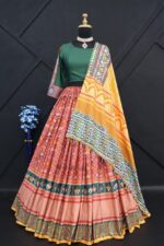 Presenting new Designer Embroidery work Lahenga choli collection - Image 2