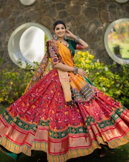Presenting new Designer Embroidery work Lahenga choli collection