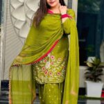 Presenting new Ready to wear Embroidery work Top Bottom with duppata set
