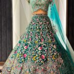 Presenting new Designer Embroidery work Lahenga choli collection