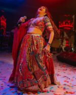 Presenting New Navratri special Designer printed Lahenga choli with mirror work - Image 12
