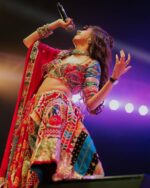 Presenting New Navratri special Designer printed Lahenga choli with mirror work - Image 16