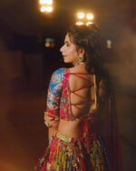 Presenting New Navratri special Designer printed Lahenga choli with mirror work - Image 6
